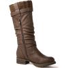 image:imageGLOBALWIN Womens Motorcycle Boots Mid Calf Boots Low Heels22yy05 Brown