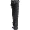 image:imageGLOBALWIN Womens Quilted Knee High Boots For Women Low Heel Comfortable Fashion Riding Boots19yy01black