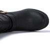 image:imageGLOBALWIN Womens Quilted Knee High Boots Low Heel Comfortable Fashion Dressy Riding Boots For Women19yy03 Black2