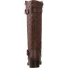 image:imageGLOBALWIN Womens Quilted Knee High Boots Low Heel Comfortable Fashion Dressy Riding Boots For Women19yy03brown