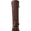 image:imageGLOBALWIN Womens Quilted Knee High Boots Low Heel Comfortable Fashion Dressy Riding Boots For Women19yy03brown