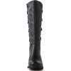 image:imageGLOBALWIN Womens Quilted Knee High Fashion Boots Strappy Boots For Women21yy10 Black3