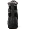 image:imageGLOBALWIN Womens Snow Boots Waterproof Ankle Booties Winter Boots For Women Insulated Warm Black Fur Boots NonSlip Outdoor Hiking Boots For Rain and Snow1817 Black2