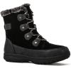 image:imageGLOBALWIN Womens Snow Boots Waterproof Ankle Booties Winter Boots For Women Insulated Warm Black Fur Boots NonSlip Outdoor Hiking Boots For Rain and Snow1817 Black2
