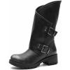 image:imageGLOBALWIN Womens The Twisted Rider Motorcycle Boots MidCalf Fashion Boots For Women Low Heel18yy01 Distressed Silver