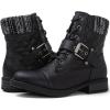 image:imageGLOBALWIN Womens Ankle Booties Fashion Combat Boots2102black