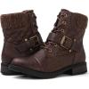 image:imageGLOBALWIN Womens Ankle Booties Fashion Combat Boots2102brown