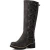 image:imageGLOBALWIN Womens Boots Back Lace Up Fall Winter Fashion Knee High Boots For Women22yy08 Grey