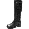 image:imageGLOBALWIN Womens Boots Back Lace Up Fall Winter Fashion Knee High Boots For WomenSilver