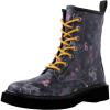 image:imageGLOBALWIN Womens Combat Boots Lace Up Ankle Booties For Women Low Heel19yy25 Grey