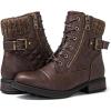 image:imageGLOBALWIN Womens Combat Boots Lace Up Boots For Women Ankle Booties With Low Heel Fashion Dressy Short Boots21yy18 Brown