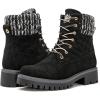 image:imageGLOBALWIN Womens Fall Winter Quilted Ankle Boots  Warm Fleece Lined Winter Booties Combat Boots For Snow and Rain NonSlip Fashion Ankle Booties1915 Black3