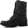 image:imageGLOBALWIN Womens Fashion Low Heels Lace Up Ankle Boots22yy06 Black