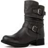 image:imageGLOBALWIN Womens Fur Booties Fashion Combat Ankle Boots For Women17yy12 Grey2