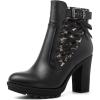 image:imageGLOBALWIN Womens High Heel Boots For Women21yy06black