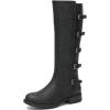 image:imageGLOBALWIN Womens Knee High Boots Horseback Riding Tall Boots For Women With Low Heel Comforable For Walking23yy17 Black