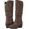 image:imageGLOBALWIN Womens Knee High Cowboy Boots  Minimalist Western Round Toe Cowgirl Boots with Comfortable Block Heel Plain Sleek Design Tall Dress Boots for Women19yy21 Camel2