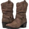 image:imageGLOBALWIN Womens Mid Calf The Western Cowgirl Boots Fashion Cowboy Boots For Women Chunky Low Heel19yy17 Camel2