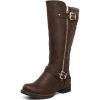image:imageGLOBALWIN Womens Quilted KneeHigh Fashion Dressy Riding Boots17yy01 Brown