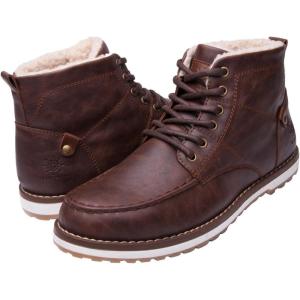 image:imageGLOBALWIN Mens Classic Lace Up Winter Water Resistnat Chukka Boots1640 Dark Brown