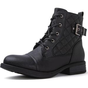 image:imageGLOBALWIN Womens Combat Boots Ankle Booties Fashion Comfortable Boots For Women21yy03 Black
