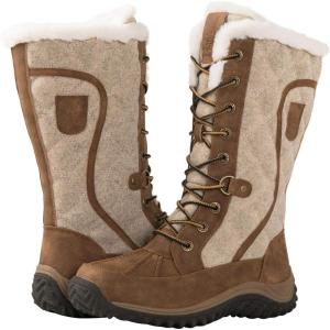 image:imageGLOBALWIN Womens Mid Calf Winter Snow Boots1913brownBeige