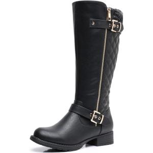 image:imageGLOBALWIN Womens Quilted KneeHigh Fashion Dressy Riding Boots17yy01 Black