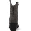 image:imageGLOBALWIN Cowboy Boots for Women  Classic Round Toe Western Booties with Comfort Insole  Embroidered Almond Toe Cowgirl Boots Versatile 2 Block Heel Fashion Boots for Concerts amp Daily Wear19yy16 Grey2