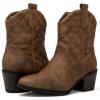 image:imageGLOBALWIN Cowboy Boots for Women  Classic Round Toe Western Booties with Comfort Insole  Embroidered Almond Toe Cowgirl Boots Versatile 2 Block Heel Fashion Boots for Concerts amp Daily Wear19yy16 Camel2