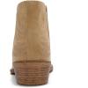 image:imageGLOBALWIN Womens Western Ankle Booties Snipped Square Toe Embroidered Cowboy Chelsea Boots Low Stacked Block Heel Comfortable PullOn Short Cowgirl Boots25yy05 Khaki