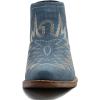image:imageGLOBALWIN Womens Western Ankle Booties Snipped Square Toe Embroidered Cowboy Chelsea Boots Low Stacked Block Heel Comfortable PullOn Short Cowgirl Boots25yy05 Denim Blue