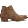 image:imageGLOBALWIN Womens Western Ankle Booties Snipped Square Toe Embroidered Cowboy Chelsea Boots Low Stacked Block Heel Comfortable PullOn Short Cowgirl Boots25yy05 Camel