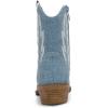 image:imageGLOBALWIN Womens Western Ankle Boots Snip Toe Cowboy Boots For Women Embroidered Retro Chunky Block Heel Comfortable Fashion Short Boots For Nashville Outfits Cowgirl Outfits And Country Concert25yy06 Denim Blue