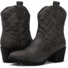 image:imageGLOBALWIN Cowboy Boots for Women  Classic Round Toe Western Booties with Comfort Insole  Embroidered Almond Toe Cowgirl Boots Versatile 2 Block Heel Fashion Boots for Concerts amp Daily Wear19yy16 Grey2