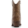 image:imageGLOBALWIN Cowboy Boots For Women Cute Cowgirl Boots Womens Western Boots With Embroidery Side Zipper Chunky HeelCamel2