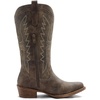 image:imageGLOBALWIN Womens Knee High Long Pointed Toe Western Cowboy Boots For Women25yy08 Brown