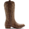 image:imageGLOBALWIN Womens Knee High Long Pointed Toe Western Cowboy Boots For Women25yy08 Camel