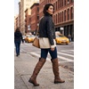 image:imageGLOBALWIN Womens Over The Knee Thigh High Brown Tall Boots for Women Long Boots With Side Zipper Size 65M