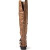 image:imageGLOBALWIN Womens Over The Knee Thigh High Brown Tall Boots for Women Long Boots With Side Zipper Size 75M