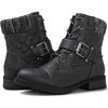 image:imageGLOBALWIN Womens Ankle Booties Fashion Combat Boots2102grey
