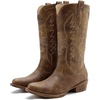 image:imageGLOBALWIN Womens Knee High Long Pointed Toe Western Cowboy Boots For Women25yy08 Camel
