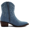 image:imageGLOBALWIN Womens Western Charm Cowgirl Boots Mid Calf Comfy Cowboy Boots For Women With Pointed Toe23yy16 Dark Blue