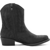 image:imageGLOBALWIN Womens Western Charm Cowgirl Boots Mid Calf Comfy Cowboy Boots For Women With Pointed Toe25yy06 Black