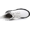 image:imageGLOBALWIN Womens Combat Boots Lace Up Ankle Booties Comfortable Lug Sole Boots For Women Chunky Low Heel21yy28 White