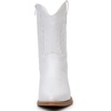image:imageGLOBALWIN Womens Square Toe Cowgirl Boots Classic MidCalf Cowboy Boots With Embroidered Stitching Low Heel Comfortable Western Boots For Country Outfits23yy09 White