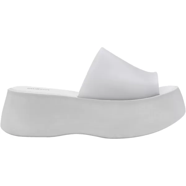 Melissa Becky Platform Slides for Women - Cushioned and Comfortable Chunky Platform Slip-On Sandals with Jelly Upper and Open Toe Design, Vegan