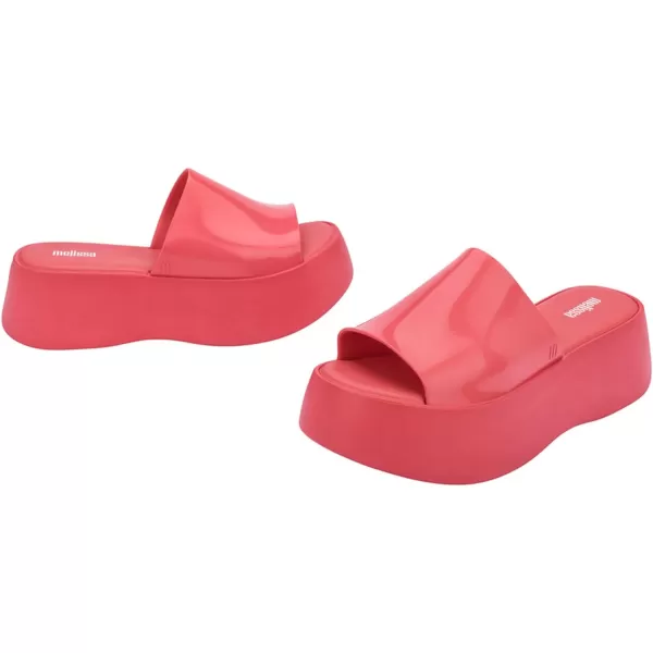 Melissa Becky Platform Slides for Women - Cushioned and Comfortable Chunky Platform Slip-On Sandals with Jelly Upper and Open Toe Design, Vegan