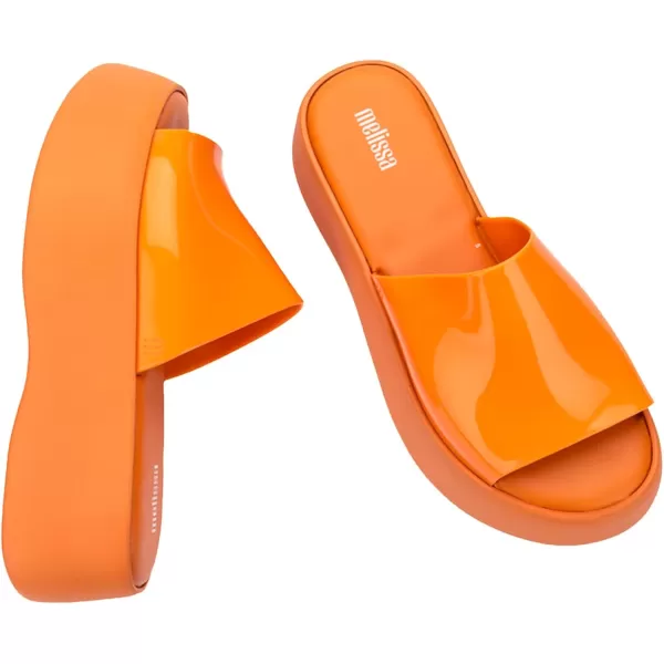 Melissa Becky Platform Slides for Women - Cushioned and Comfortable Chunky Platform Slip-On Sandals with Jelly Upper and Open Toe Design, Vegan
