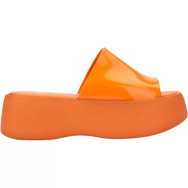 Melissa Becky Platform Slides for Women - Cushioned and Comfortable Chunky Platform Slip-On Sandals with Jelly Upper and Open Toe Design, Vegan