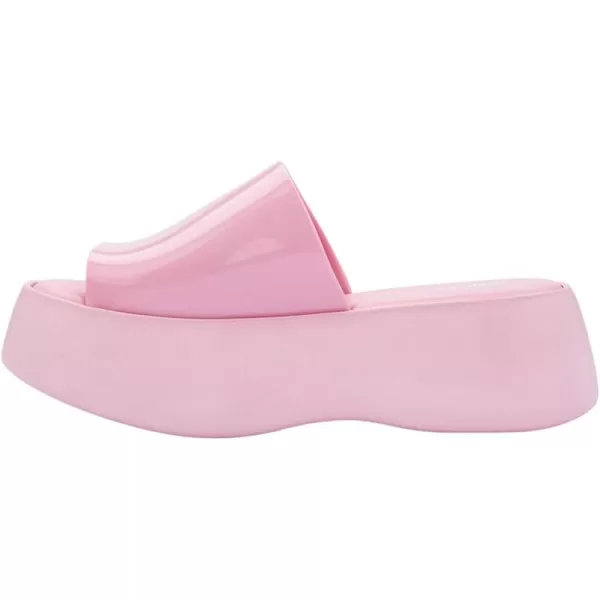 Melissa Becky Platform Slides for Women - Cushioned and Comfortable Chunky Platform Slip-On Sandals with Jelly Upper and Open Toe Design, Vegan